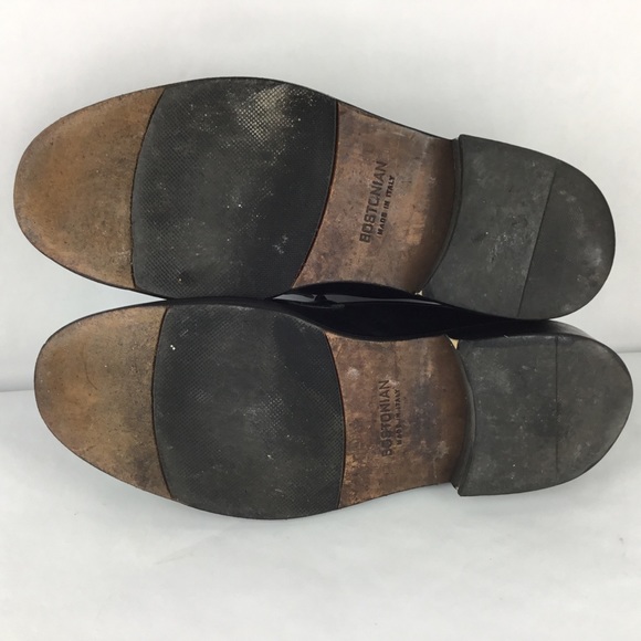 Bostonians Men Black Moc Toe Kilt Tassel Italy 8M - Picture 8 of 8